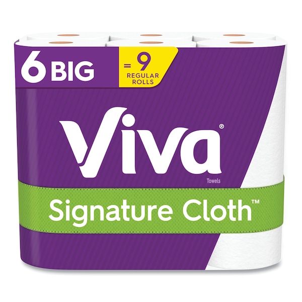 Viva Perforated Roll Paper Towels, 2 Ply, 2 Sheets, White, 24 PK - 53332