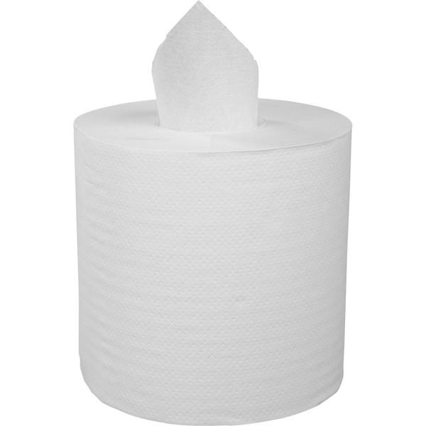 Papernet Heavenly Soft Center Pull Paper Towels, 2 Ply, 600 Sheets, 450 ft, White, 6 PK - 410079