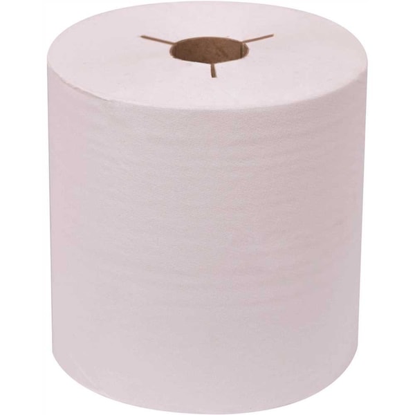 Renown Natural White 8 in. Controlled Hardwound Paper Towels 800 ft. per Roll, , 6PK - REN06131-WB