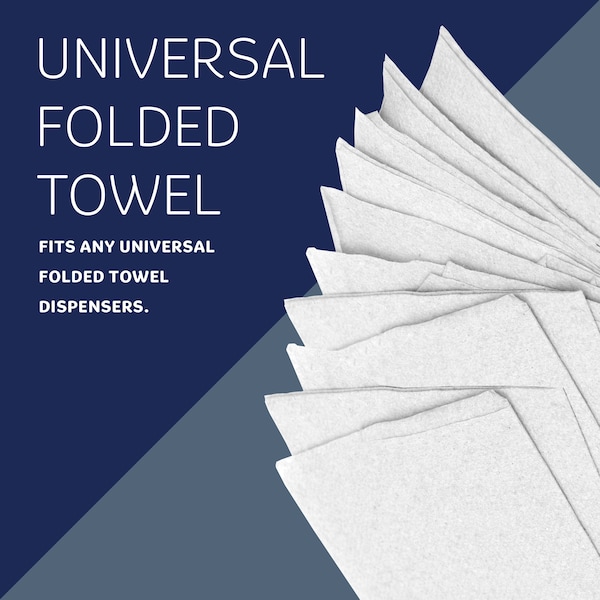 Kimberly-Clark Professional Multifold Paper Towels, 1-Ply, 9.2" x 9.4" sheets, White, (150 Sheets/Pack, 8 Packs/Case) - 02046