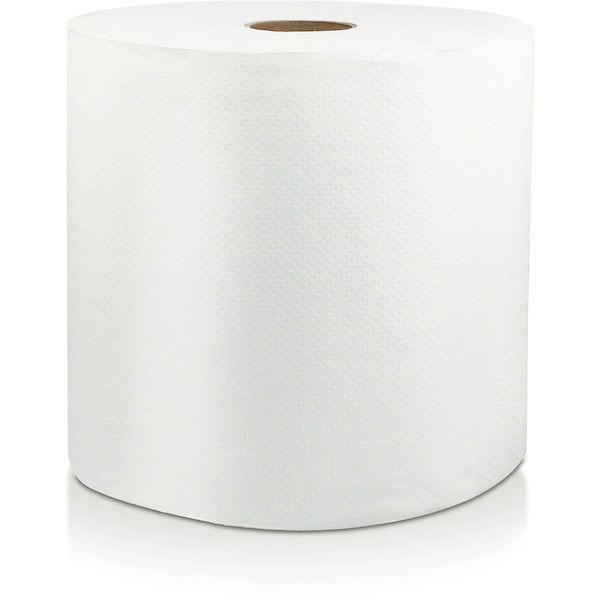 Livi Hardwound Paper Towels, Continuous Roll Sheets, White, 6 PK - SOL46530
