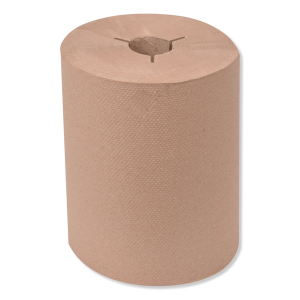 Tork Universal Hand Towel Roll, Notched, 1-Ply, 8in x 425 ft, Natural, 12PK - 8620100