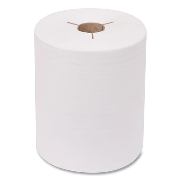 Tork Advanced Hand Towel Roll, Notched, 1-Ply, 8 x 11, White, 491/Roll, 12PK - 8634550
