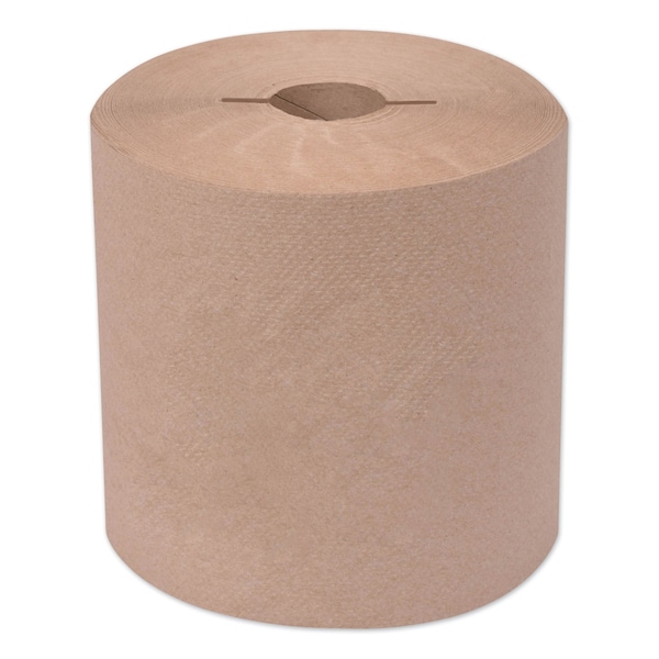 Tork Universal Hand Towel Roll, Notched, 1-Ply, 7.5in. x 1,000 ft, Natural, 6PK - 7171020