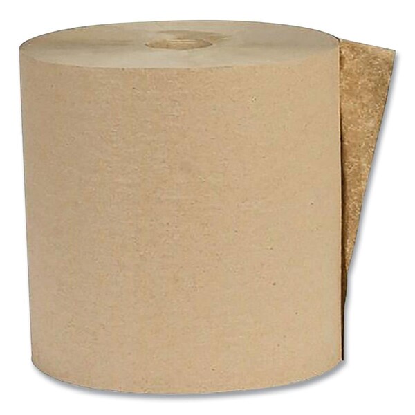 Kd Encimera 7.88 in. x 800 ft. 1.6 in. Core 1-Ply Recycled Hardwound Paper Towels, Kraft, 6PK - KD3213565