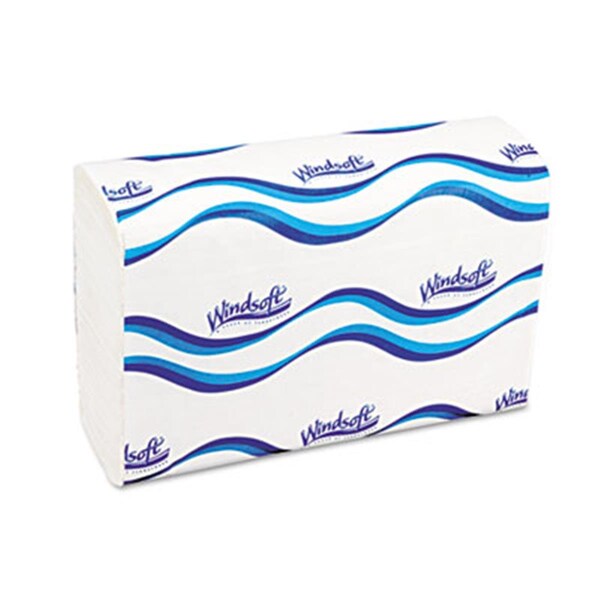 Windsoft Embossed C-Fold Paper Towels, 10.1 x 13.2, White, 200PK - WI31094