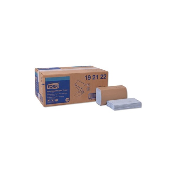 Essity Professional Hygiene N.A. Tork, WINDSHIELD TOWEL, 9.13 X 10.25, BLUE, 140/PACK, 16PK - 192122