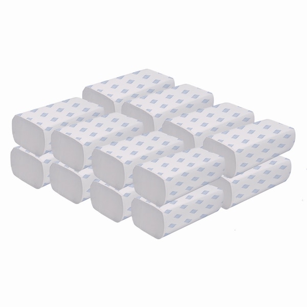 Gen Multifold Towels, 1-Ply, 9.25 x 9.05, White, 250/Pack, 16PK - 5301