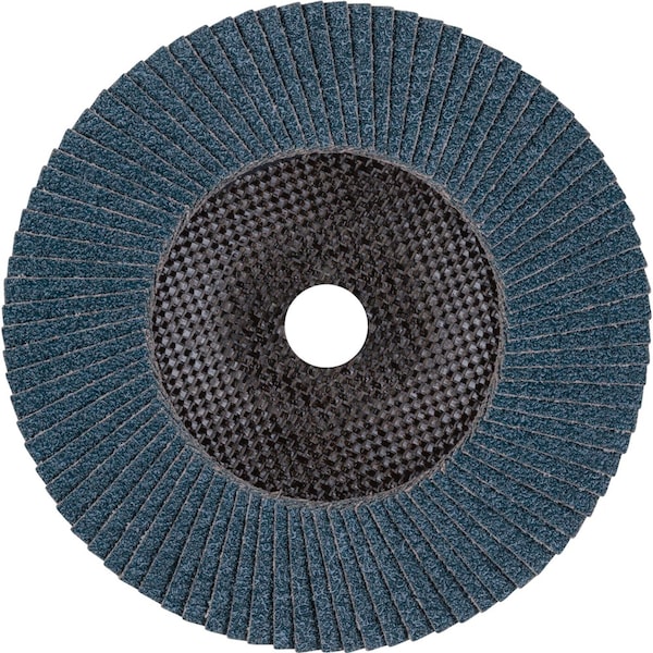 Disco de láminas Pferd, 7''x7/8, Z SG POWER STEELOX, 50 Grit, T27, Plano, Zirconia - 64552