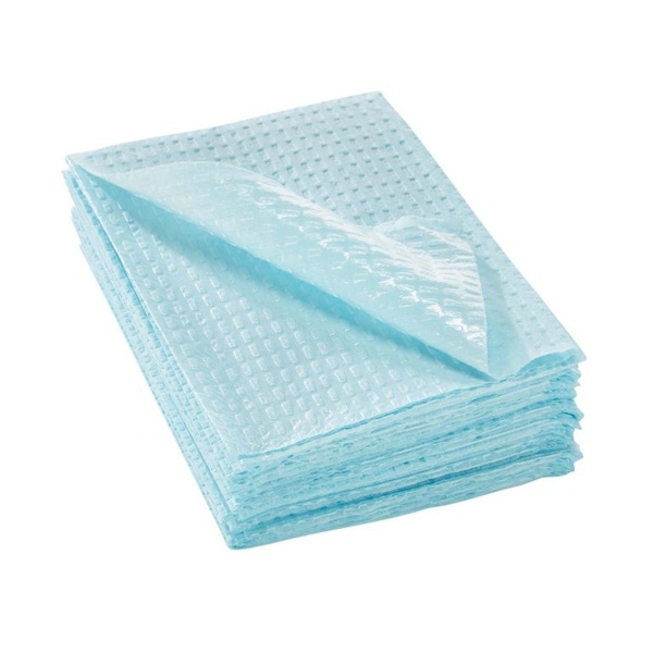 Mckesson Procedure Towels, Deluxe two-ply, Blue, 13 x 18 Inch, 500PK - 18-867