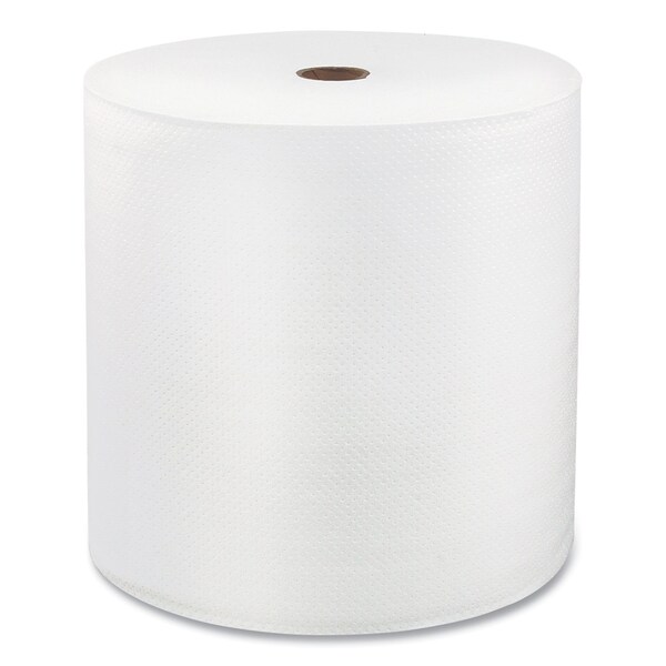 Locor Hard Wound Roll Towel. 1-Ply, 7 in. x 700 ft, White, 6PK - 46903
