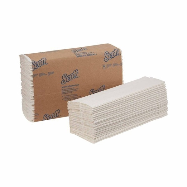 Scott Paper Towel, C-Fold, 10-1/8 X 13-3/20 Inch, 200PK - 01510