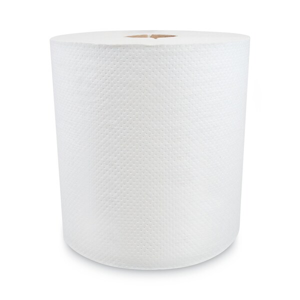 Morcon Tissue Hardwound Paper Towels, 1 Ply, Continuous Roll Sheets, 800 ft, White, 6 PK - 300WI