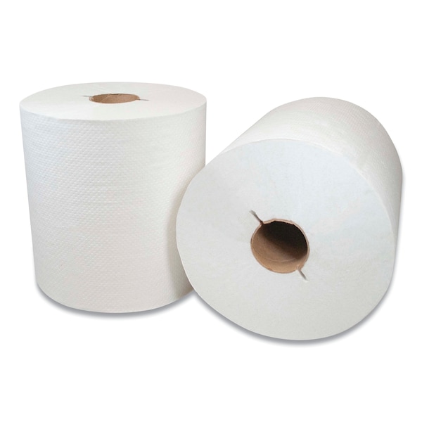 Morcon Tissue Hardwound Paper Towels, 1 Ply, Continuous Roll Sheets, 800 ft, White, 6 PK - 300WI