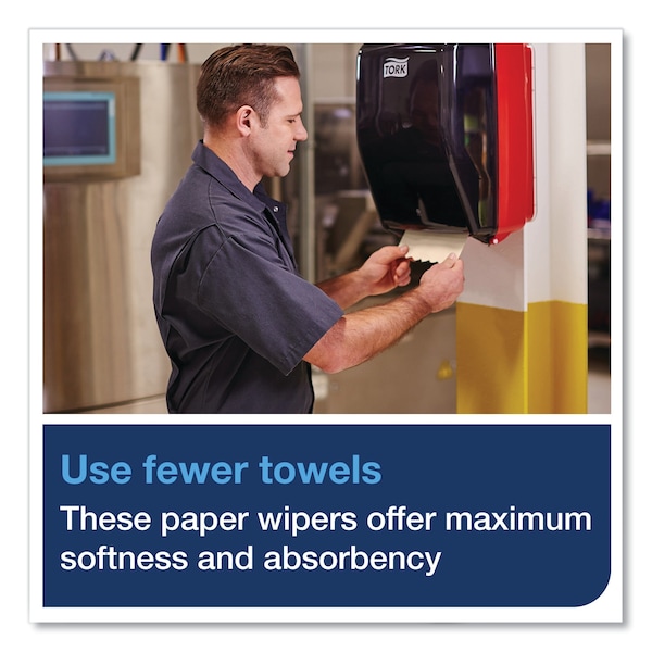 Tork Tork Basic Paper Wiper Natural W6, Roll Towel, 4 x 1452 Sheets, 291350 - 291350