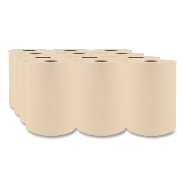 Cascades Pro Select Hardwound Roll Towels, 1-Ply, 7.88 in. x 350 ft, Natural, 12PK - H035