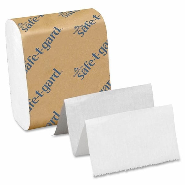 Safe-T-Gard Safe-T-Gard Facial Tissue Door Tissue, White, 40 PK - GPC10440