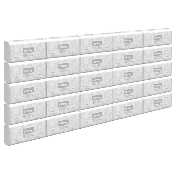 Kimberly-Clark Professional Premiere Multifold Paper Towel, 2 Ply, 120 Sheets, White, 25 PK - 13253