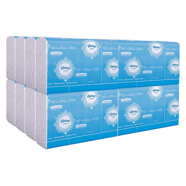Kimberly-Clark Professional Reveal Multifold Paper Towels for Kleenex Reveal Countertop Dispenser, 150 Sheets/Pack, 16 Packs - 46321