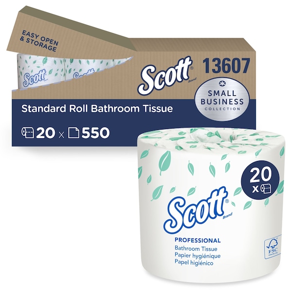 Scott Scott Toilet Paper 20 Rolls 550 sheet 550 ft. - 13607