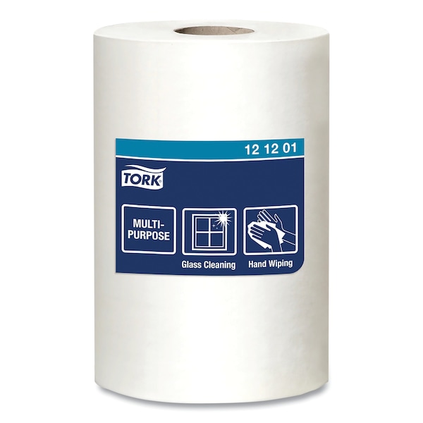 Tork Tork Basic Centerfeed Paper Wiper White M2, High Absorbency, 6 x 600 Sheets, 121201 - 121201