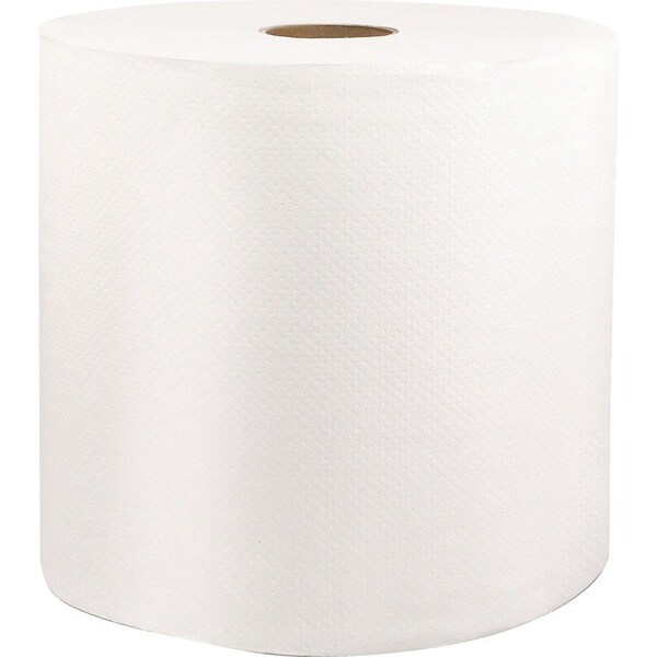 Livi Hardwound Paper Towels, Continuous Roll Sheets, White, 6 PK - SOL46528