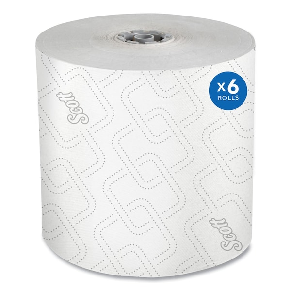 Scott Pro Hard Roll Paper Towels w/ Elevated Design for Pro Dispenser, Gray Core Only, 1-Ply, 1,150 ft, 6PK - 25703