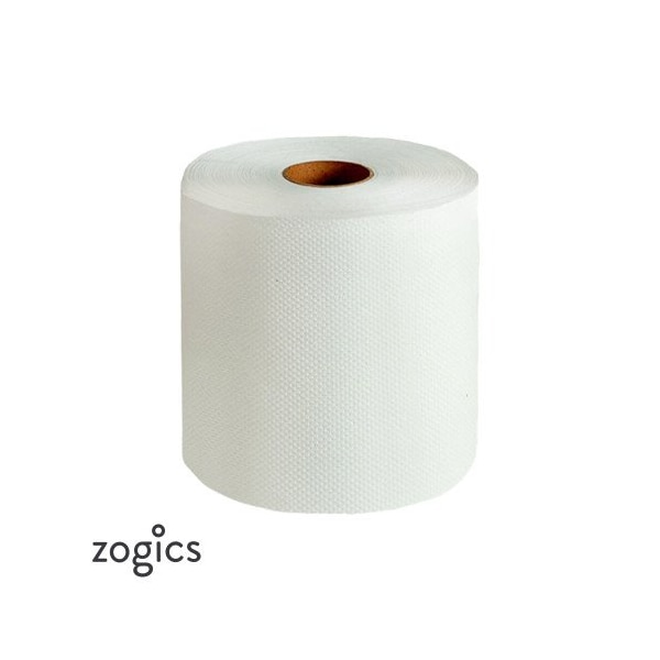 Zogics Paper Towels 800 feet, White, 6 PK - ZOGHRT800W