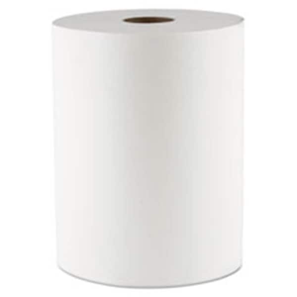 Latestluxury MOR 1-Ply Hardwound Roll Towels - White - 10 x 550 ft. - LA2483582