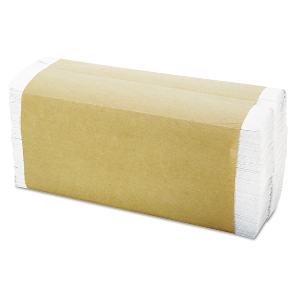 General Supply C-Fold Paper Towels, 1 Ply, 200 Sheets, White, 12 PK - 8115