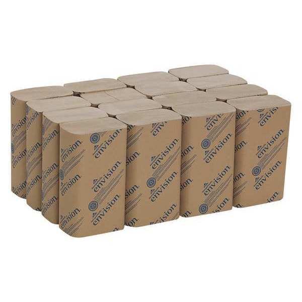 Georgia-Pacific Pacific Blue Basic Multifold Paper Towels, 1 Ply, 250 Sheets, Brown, 16 PK - 23304