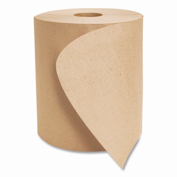 Boardwalk Boardwalk Hardwound Paper Towels, 1 Ply, Continuous Roll Sheets, 800 ft, Natural, 6 PK - BWK16GREEN