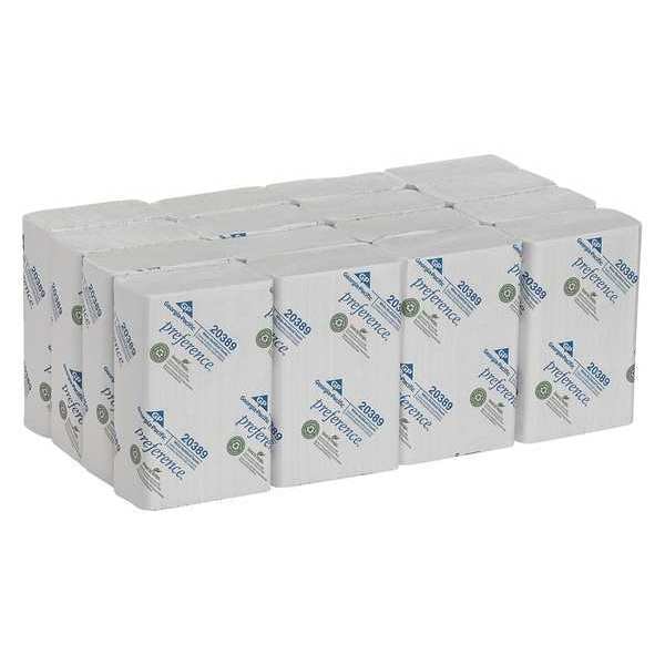 Georgia-Pacific Pacific Blue Select Multifold Paper Towels, 2 Ply, 250 Sheets, White, 16 PK - 20389