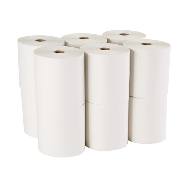 Georgia-Pacific Pacific Blue Select Hardwound Paper Towels, 2 Ply, Continuous Roll Sheets, 350 ft, White, 12 PK - 28000