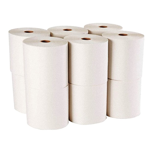 Georgia-Pacific Pacific Blue Select Hardwound Paper Towels, 2 Ply, Continuous Roll Sheets, 350 ft, White, 12 PK - 28000