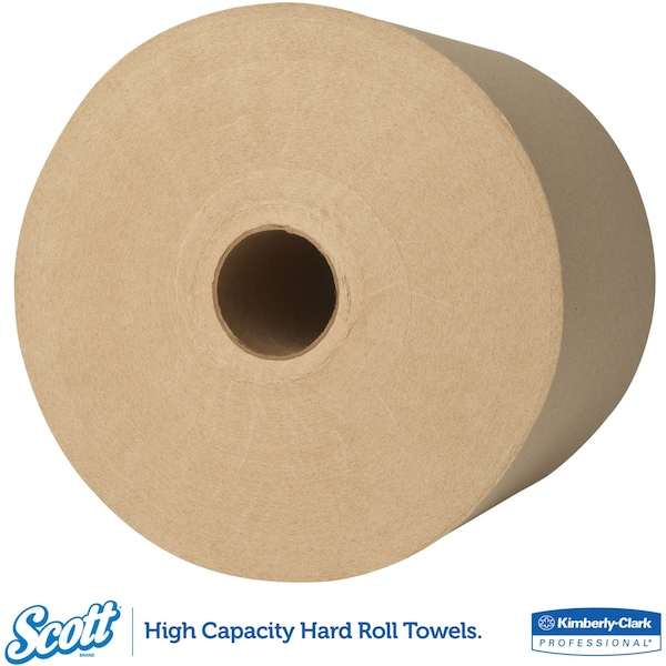 Kimberly-Clark Professional Essential Perforated Roll Paper Towels, 1 Ply, Continuous Roll Sheets, 800 ft, Natural, 12 PK - 04142