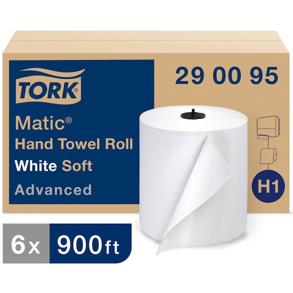 Tork Tork Matic Paper Towels, White, 6 PK - TRK290095