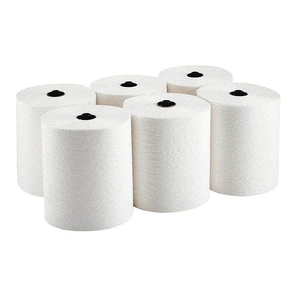 Georgia-Pacific enMotion Hardwound Paper Towels, 1 Ply, Continuous Roll Sheets, 425 ft, White, 6 PK - 89410