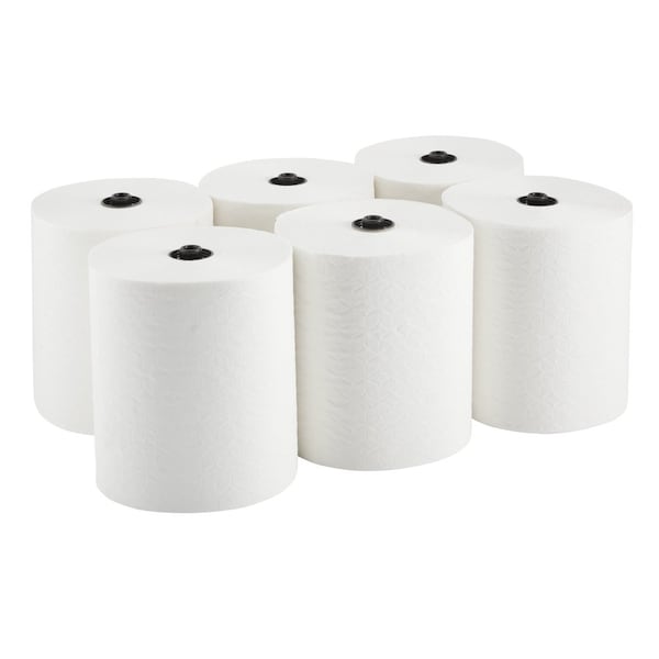 Georgia-Pacific enMotion Hardwound Paper Towels, 1 Ply, Continuous Roll Sheets, 425 ft, White, 6 PK - 89410