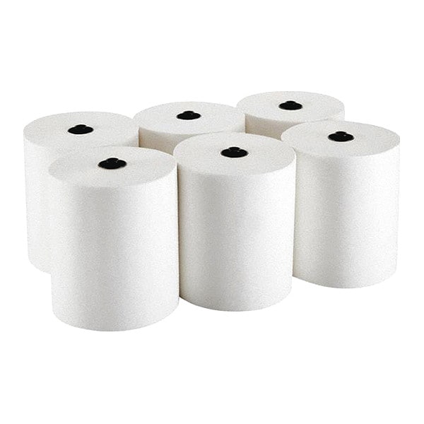 Georgia-Pacific enMotion Hardwound Paper Towels, 1 Ply, Continuous Roll Sheets, 700 ft, White, 6 PK - 89430