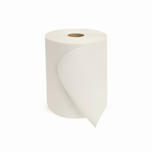 Boardwalk Boardwalk Hardwound Paper Towels, 1 Ply, Continuous Roll Sheets, 800 ft, White, 6 PK - BWK17GREEN