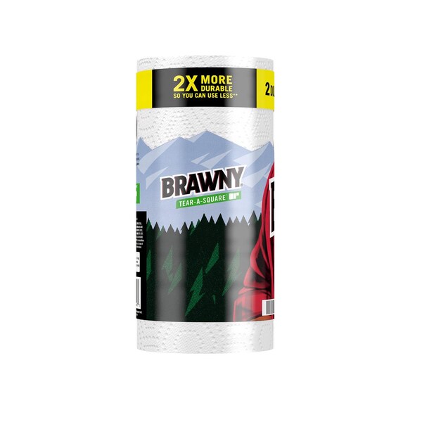 Brawny Brawny Tear-A-Square Paper Towels 100 sheet 2 ply 2 pk - 44350