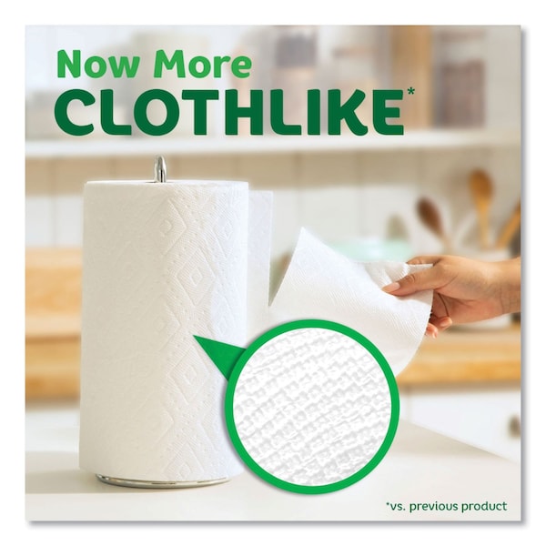 Bounty Kitchen Roll Paper Towels, 2-Ply, White, 10.5 x 11, 87 Sheets/Roll, 24PK - 80374730