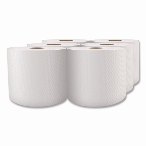 Cascades Pro Select Center-Pull Paper Towels, 2-Ply, 7.3in x 10in, White, 600/Roll, 6PK - H153