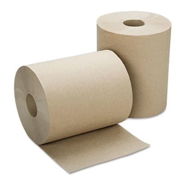 Highkey 8 in. x 600 ft. Continuous Roll Paper TowelNatural - LR1415613