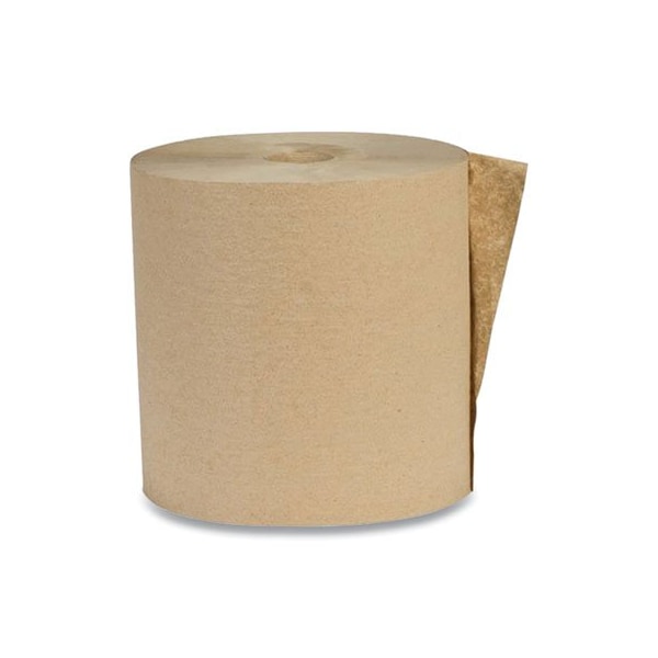 American Paper Converting Recycled Hardwound Paper Towels, 7.87in X 700 Ft, Kraft, 12PK - EK7016