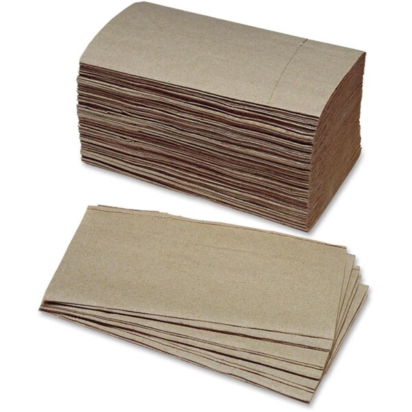 Cubiculum Usa Single Fold Kraft Unbleached Paper Towels - CU1865126