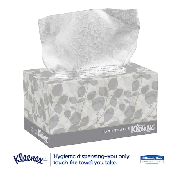 Kleenex Pop-Up Paper Towel Sheets Paper Towels, 1 Ply, 120 Sheets, White, 18 PK - KCC 01701