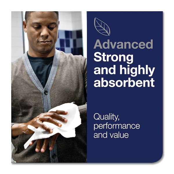 Tork Hardwound 2 Ply, Continuous Roll Sheets, 525 ft, White, 6 PK - 290092A