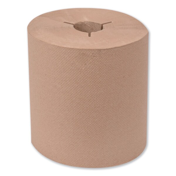 Tork Universal Hand Towel Roll, Notched, 1-Ply, 8in x 630 ft, Natural, 6PK - 8031500
